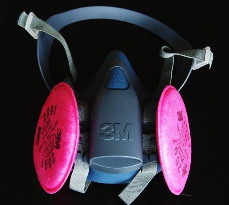 9 In 1 Anzug Gasmaske Atemschutzmaske Lackieren Sprühen Für 3 M 7502 N95 6001cn Staubgasmaske Atemschutzmaske
