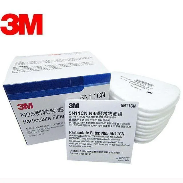 3M 6000-Serie Atemschutzmasken-Halbmaske 6100 / 6200 / 6300 6001-Gaskartuschen 7IN1-Set Zum Sprühen gegen organische Dämpfe