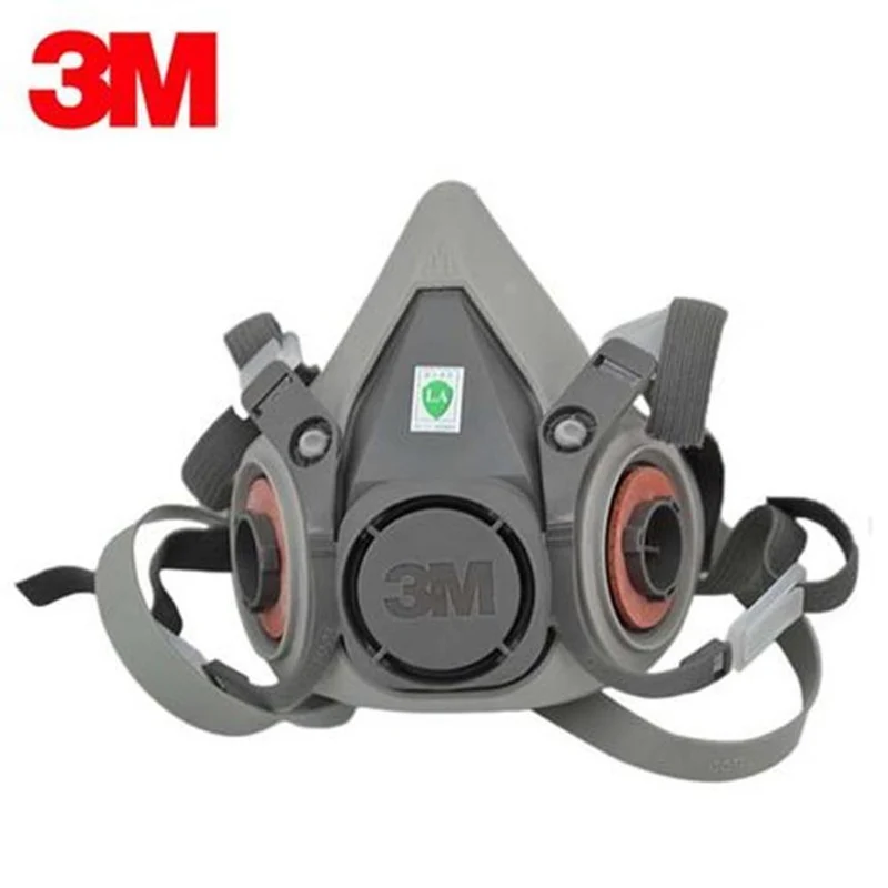 3M 6000-Serie Atemschutzmasken-Halbmaske 6100 / 6200 / 6300 6001-Gaskartuschen 7IN1-Set Zum Sprühen gegen organische Dämpfe