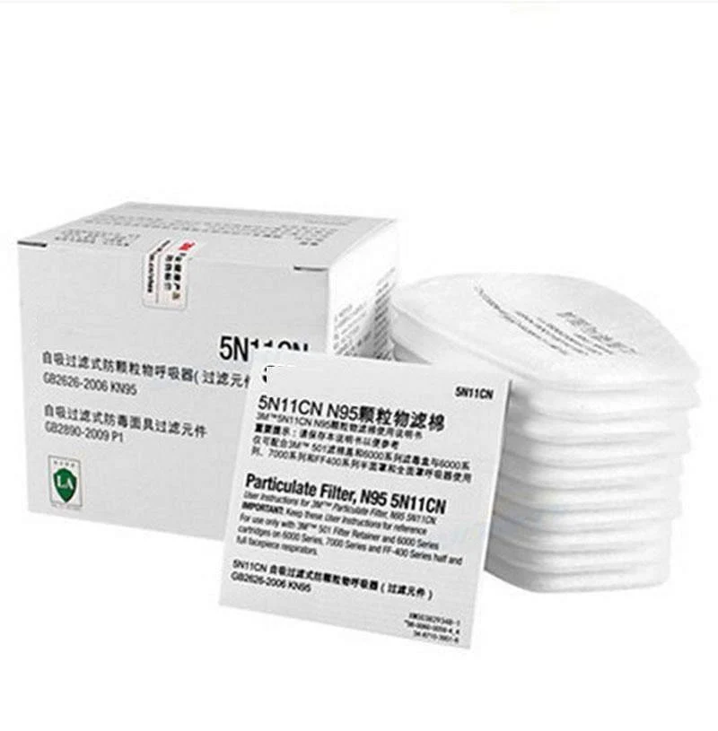 Atemschutzmaske mit Farbspray Gesichtsgasmaske ersetzen 5n11-Filter Für 3M 6000 7000-Staubmaske