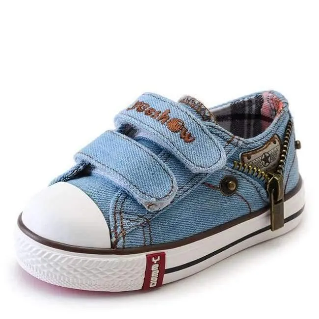 Canvas Children Shoes Boys Sneakers Brand Kids Shoes for Girls Baby Jeans Denim Flat Boots toddler shoes YS660