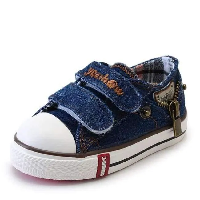 Canvas Children Shoes Boys Sneakers Brand Kids Shoes for Girls Baby Jeans Denim Flat Boots toddler shoes YS660