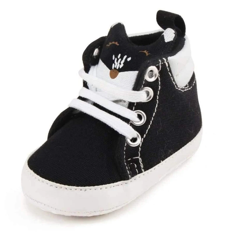 Baby Shoe & Socks Suit Pure Cotton Black And White Dot Soft Sole Infant Toddler First Walekers