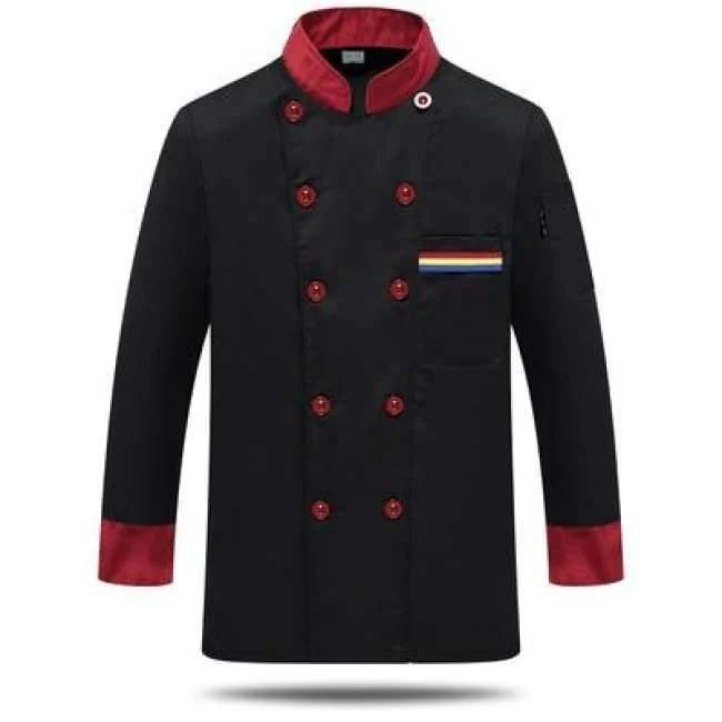 Männer Lange ärmeln Koch Jacke Hotel Service Arbeitskleidung Restaurant Küche Arbeit Werkzeug Chef Uniform Kochen Kleidung Frauen 89