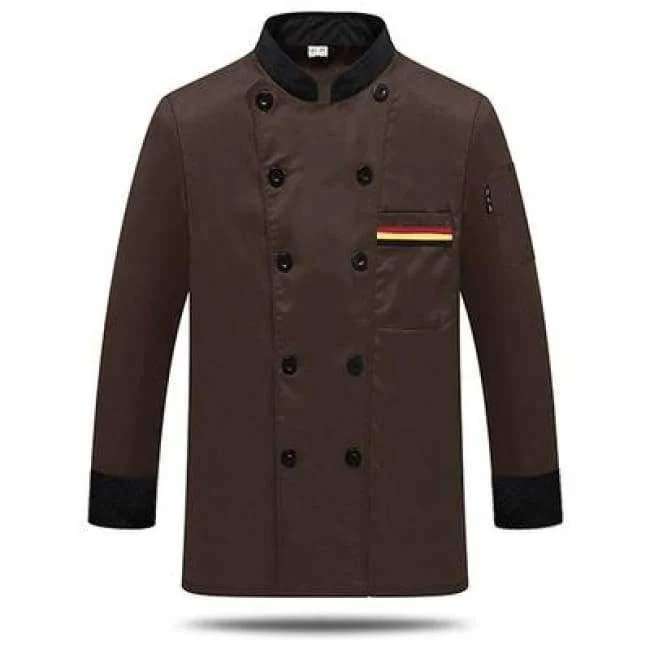 Männer Lange ärmeln Koch Jacke Hotel Service Arbeitskleidung Restaurant Küche Arbeit Werkzeug Chef Uniform Kochen Kleidung Frauen 89
