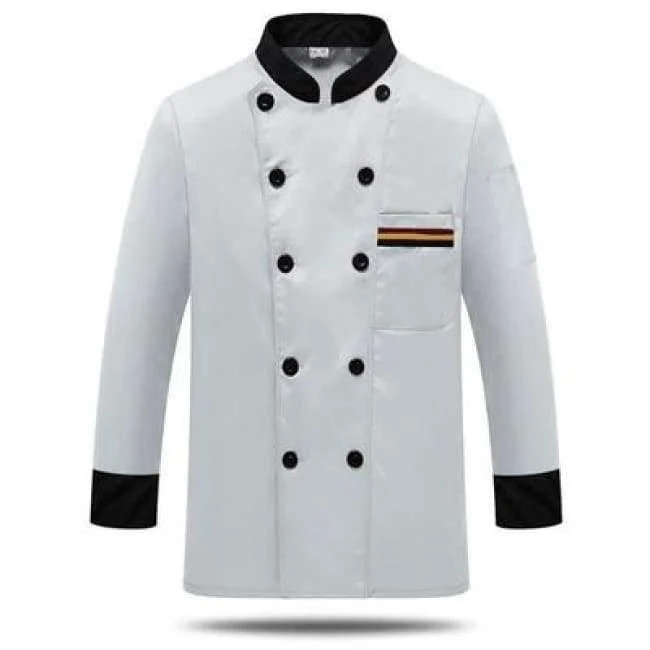 Männer Lange ärmeln Koch Jacke Hotel Service Arbeitskleidung Restaurant Küche Arbeit Werkzeug Chef Uniform Kochen Kleidung Frauen 89