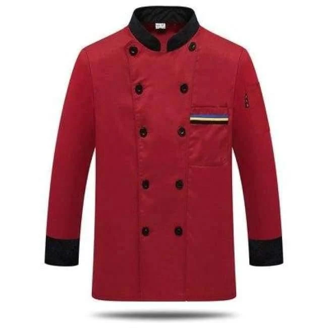 Männer Lange ärmeln Koch Jacke Hotel Service Arbeitskleidung Restaurant Küche Arbeit Werkzeug Chef Uniform Kochen Kleidung Frauen 89