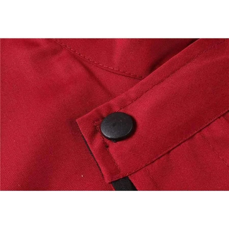 Männer Frauen Schrägkragen Einreiher Kurze Ärmel Gespleißt Bäckerei Arbeitsuniformen Sommer Hochwertige Kochjacke