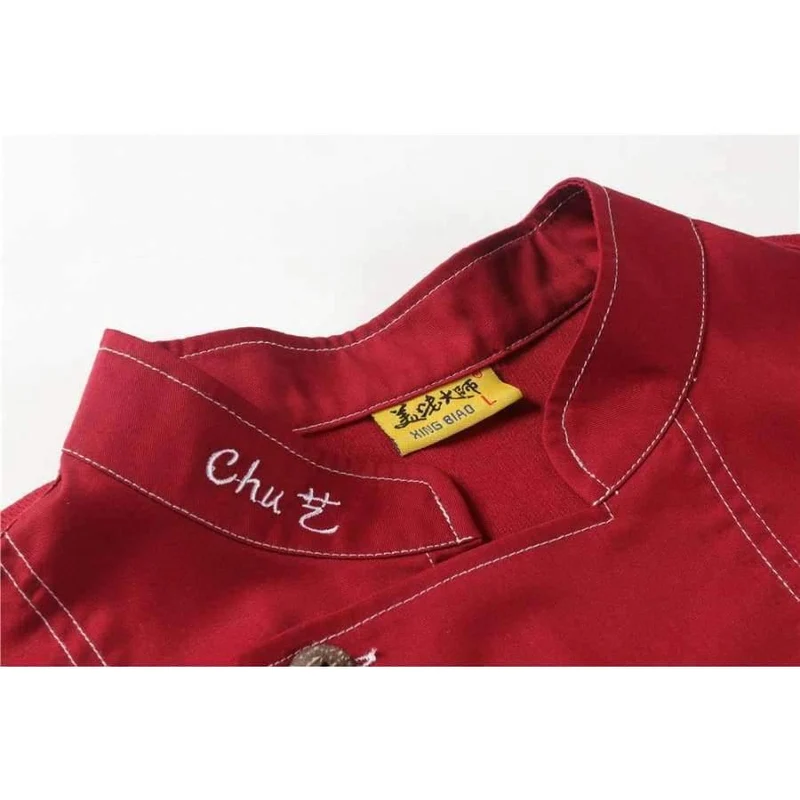 Kochen Kleidung Männer Solide Einreiher Hohe Qualität Küche Chef Uniformen kurzarm Restaurant Bäckerei Kellner Tops Hemd