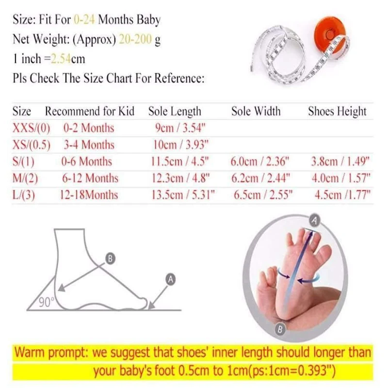 Newborn Sports Red Heart Five Star Baby Shoes Soft Soles White First Walkers
