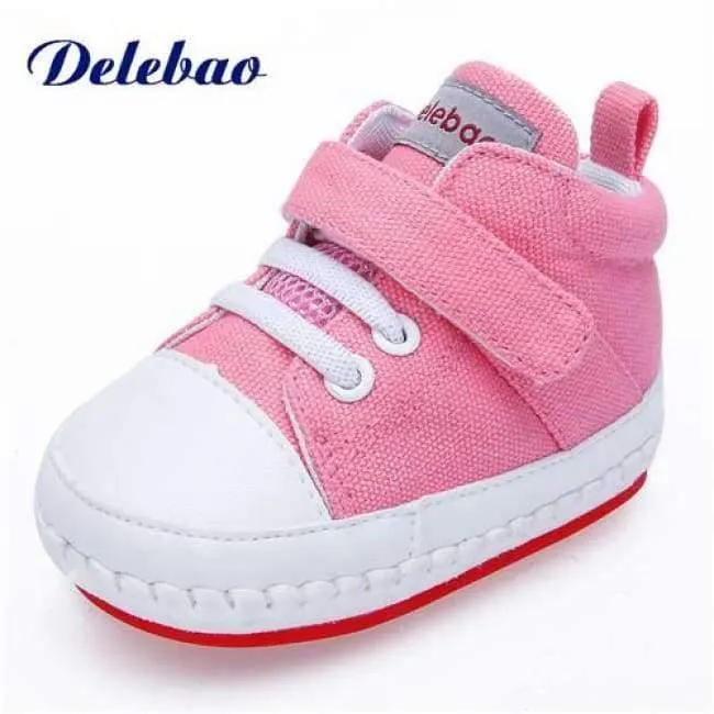 Autumn Spring Frosted Texture Soft Bottom Toddler Shoes By Hand Baby Shoes Cotton Shoes Keep Warm Lace Up First Walkers