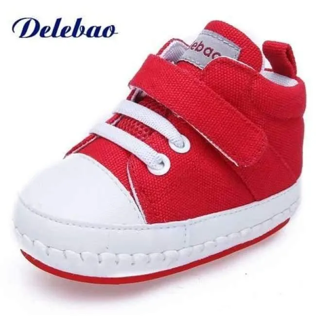 Autumn Spring Frosted Texture Soft Bottom Toddler Shoes By Hand Baby Shoes Cotton Shoes Keep Warm Lace Up First Walkers