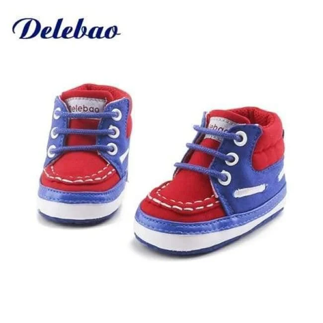 Autumn Spring Frosted Texture Soft Bottom Toddler Shoes By Hand Baby Shoes Cotton Shoes Keep Warm Lace Up First Walkers