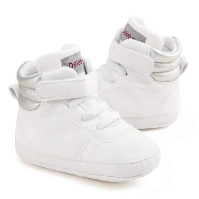 Autumn Spring Frosted Texture Soft Bottom Toddler Shoes By Hand Baby Shoes Cotton Shoes Keep Warm Lace Up First Walkers