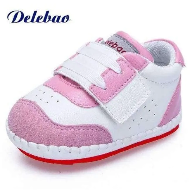 Autumn Spring Frosted Texture Soft Bottom Toddler Shoes By Hand Baby Shoes Cotton Shoes Keep Warm Lace Up First Walkers