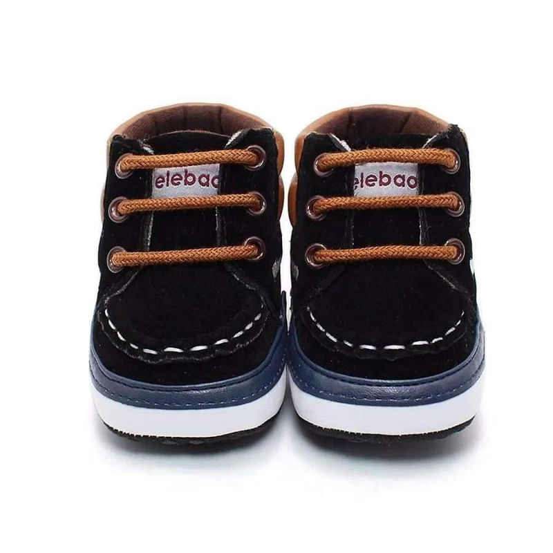 Autumn Spring Frosted Texture Soft Bottom Toddler Shoes By Hand Baby Shoes Cotton Shoes Keep Warm Lace Up First Walkers