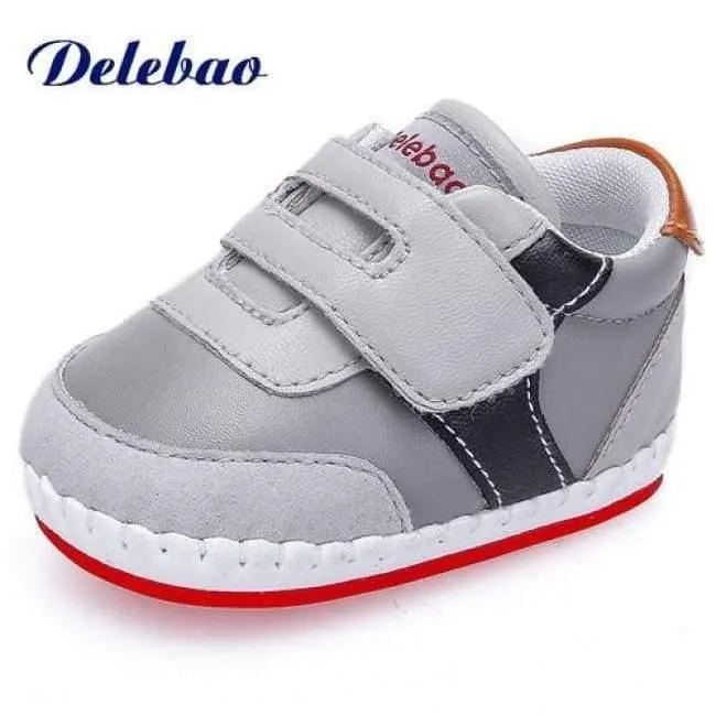 Autumn Spring Frosted Texture Soft Bottom Toddler Shoes By Hand Baby Shoes Cotton Shoes Keep Warm Lace Up First Walkers