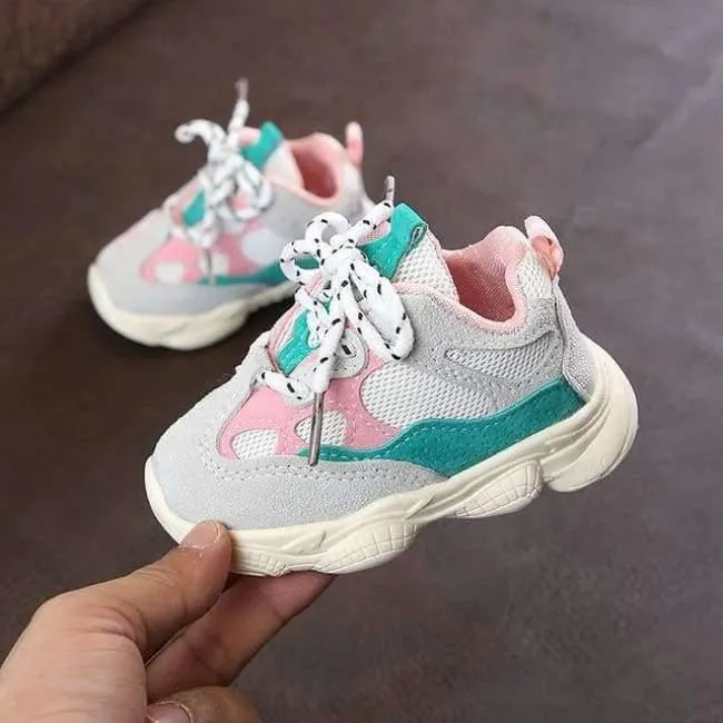 Autumn Baby Girl Boy Toddler Shoes Infant Casual Running Shoes Soft Bottom Comfortable Stitching Color Children Sneaker
