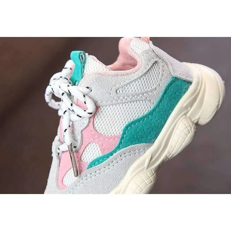 Autumn Baby Girl Boy Toddler Shoes Infant Casual Running Shoes Soft Bottom Comfortable Stitching Color Children Sneaker