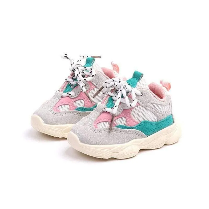 Autumn Baby Girl Boy Toddler Shoes Infant Casual Running Shoes Soft Bottom Comfortable Stitching Color Children Sneaker