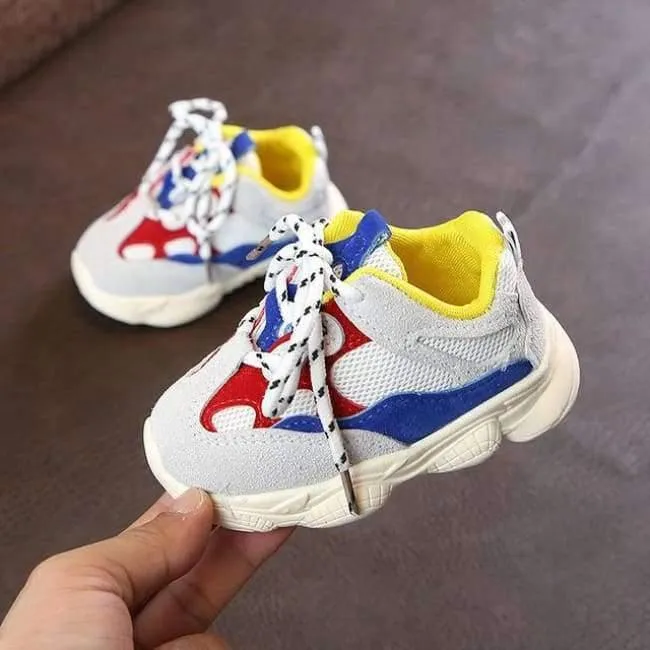 Autumn Baby Girl Boy Toddler Shoes Infant Casual Running Shoes Soft Bottom Comfortable Stitching Color Children Sneaker