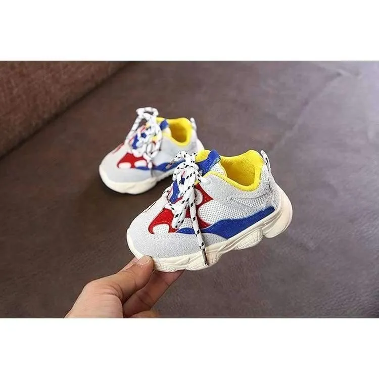 Autumn Baby Girl Boy Toddler Shoes Infant Casual Running Shoes Soft Bottom Comfortable Stitching Color Children Sneaker