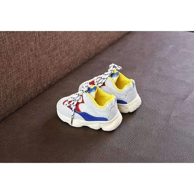 Autumn Baby Girl Boy Toddler Shoes Infant Casual Running Shoes Soft Bottom Comfortable Stitching Color Children Sneaker