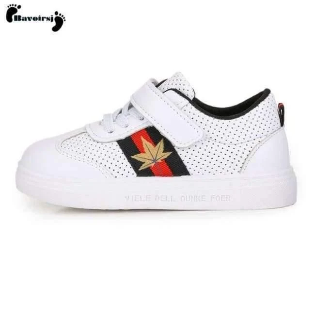 Shoes Baby Shoes Black Red Green Leaves Hollow Ventilation Childrens Casual Shoes Canvas Girls Shoes B1939