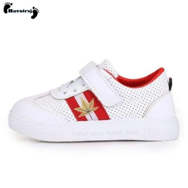 Shoes Baby Shoes Black Red Green Leaves Hollow Ventilation Childrens Casual Shoes Canvas Girls Shoes B1939