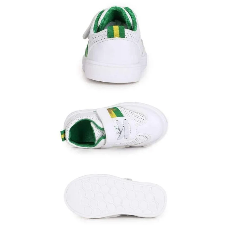Shoes Baby Shoes Black Red Green Leaves Hollow Ventilation Childrens Casual Shoes Canvas Girls Shoes B1939