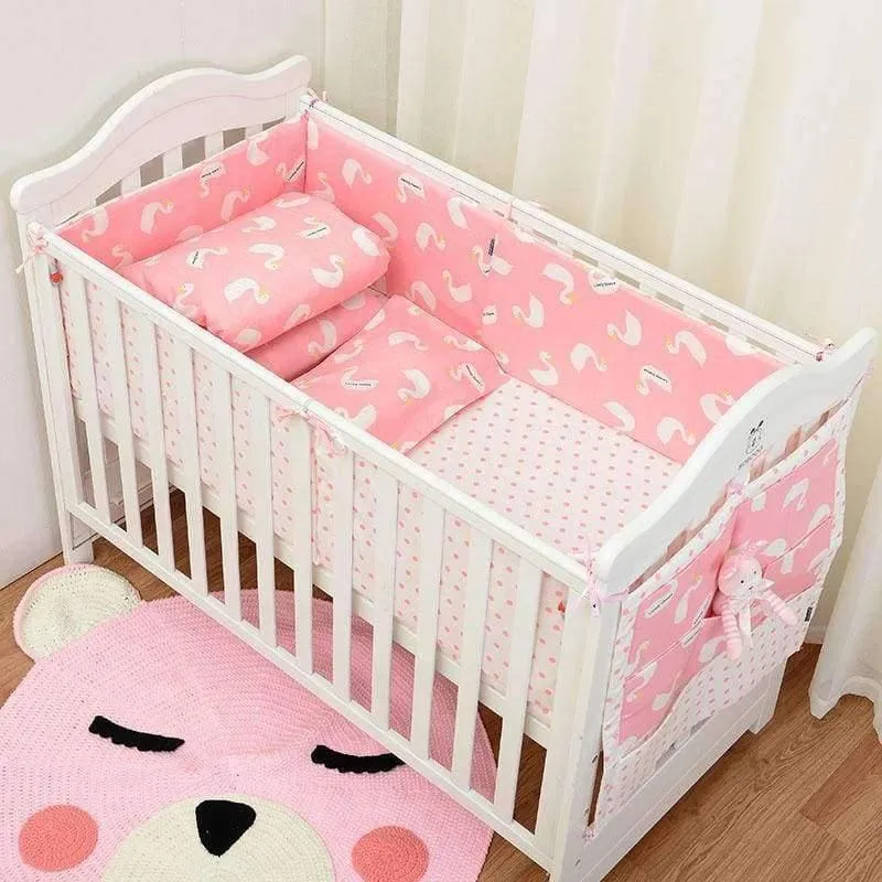 3-teiliges Bettwäscheset aus Baumwolle, modisches Kinderbettset mit Kaktus-/Flamingo-/Fuchsmuster (Bettbezug + Kissenbezug + Bettlaken)