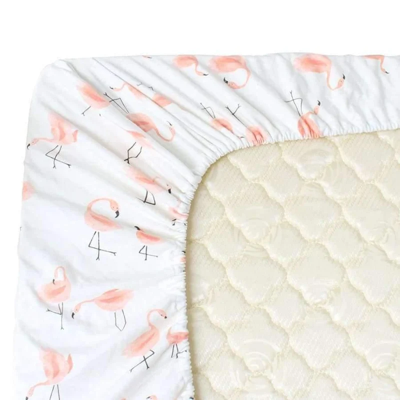 Baumwolle Babybett Spannbettlaken Babybett Bettwäsche Weiche Atmungsaktive Neugeborenen Bettwäsche Weichen Matratzenbezug Protector