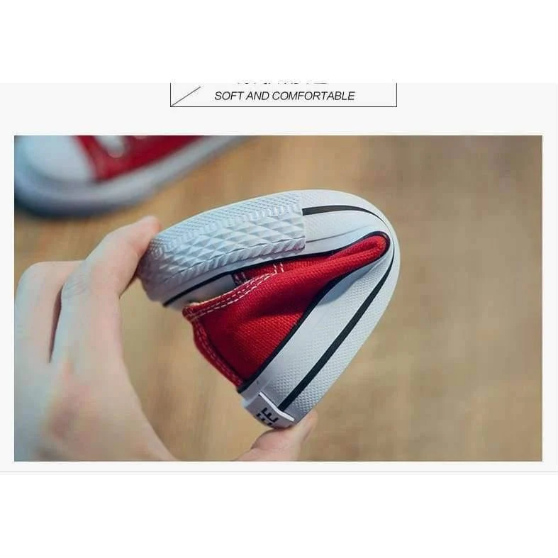 Classic Children Canvas Shoes Girls Boys Kids Sneakers 2018 Fashion Casual Baby Running Shoes Solid Color Child Sport Shoes