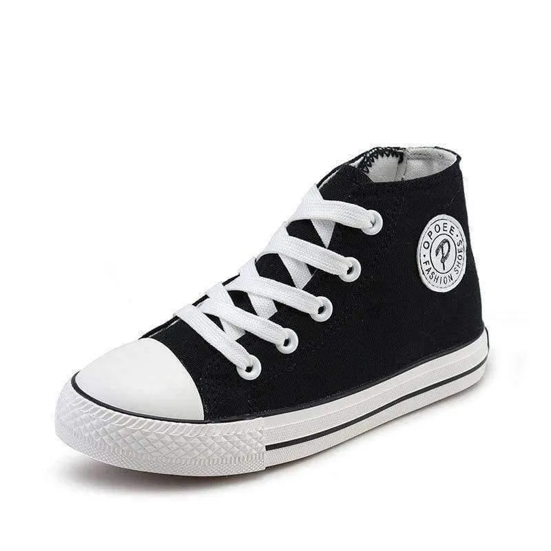 Classic Children Canvas Shoes Girls Boys Kids Sneakers 2018 Fashion Casual Baby Running Shoes Solid Color Child Sport Shoes