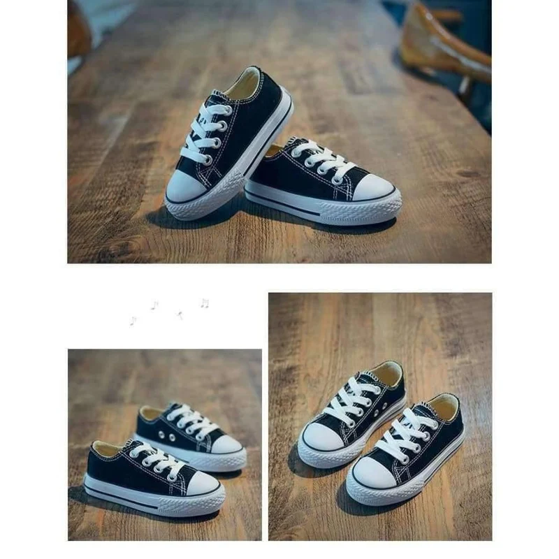 Classic Children Canvas Shoes Girls Boys Kids Sneakers 2018 Fashion Casual Baby Running Shoes Solid Color Child Sport Shoes