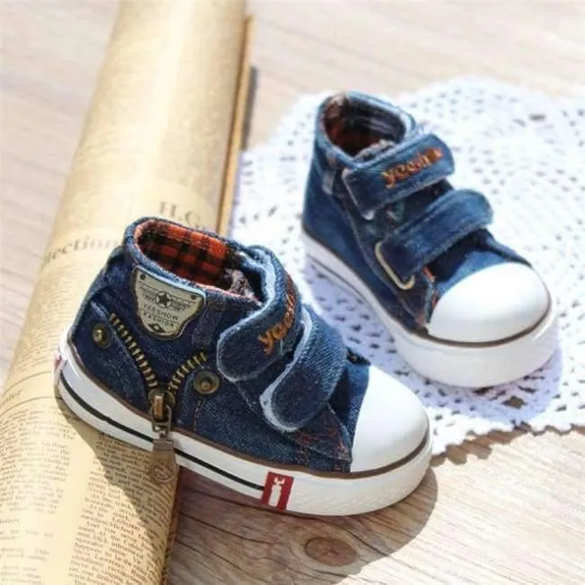 Children canvas shoes girls and boys fashion flats shoes breathable kids sneakers child casual baby shoes size 19-24