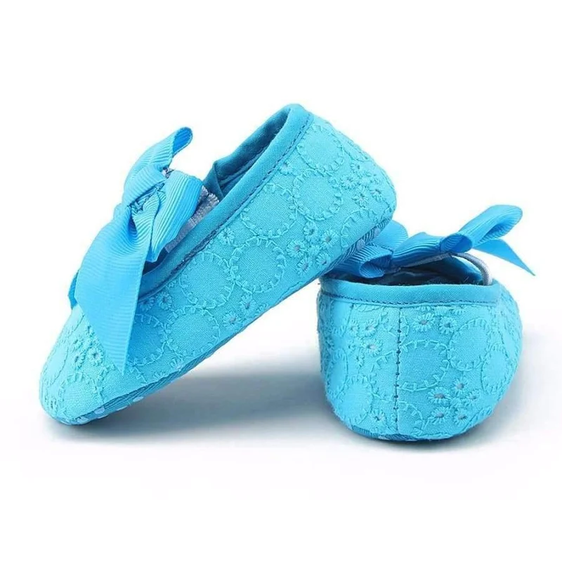 Spring Soft Sole Girl Baby Shoes Cotton First Walkers Fashion Baby Girl Shoes Butterfly-knot First Sole Kids Shoes