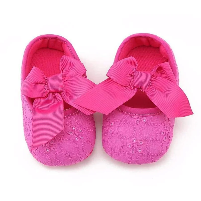 Spring Soft Sole Girl Baby Shoes Cotton First Walkers Fashion Baby Girl Shoes Butterfly-knot First Sole Kids Shoes