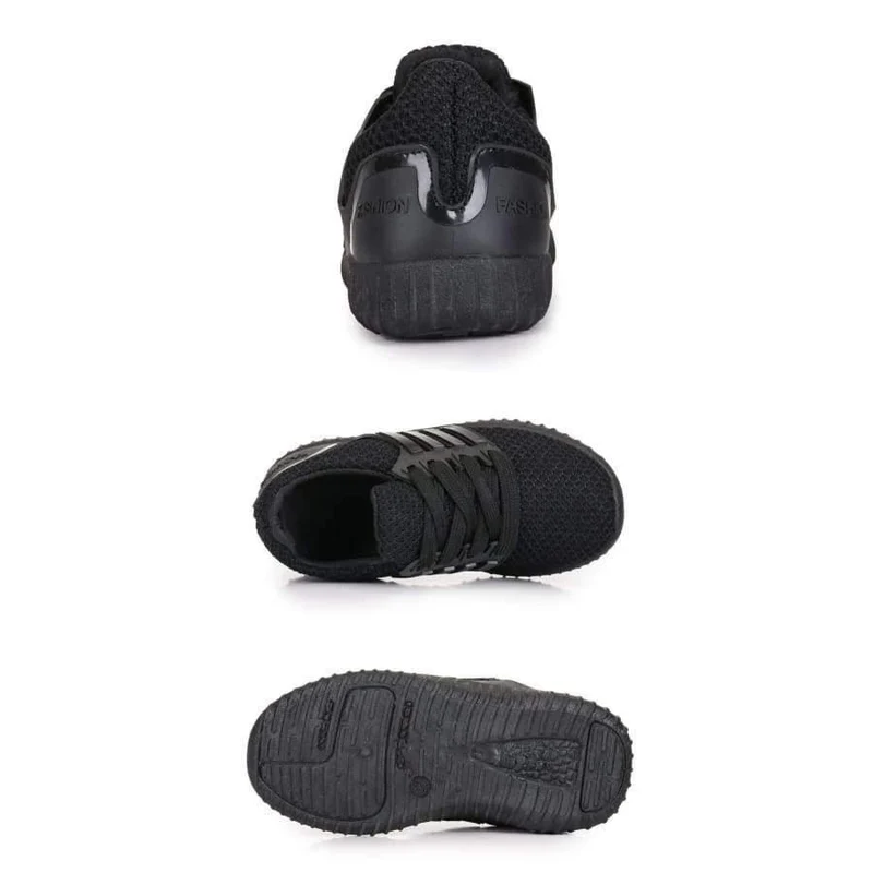 Big Size Comfortable Lacing-up Red Black Baby Shoes Outdoor Fashion Casual Sneakers Child Flats B1807
