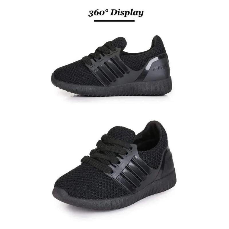 Big Size Comfortable Lacing-up Red Black Baby Shoes Outdoor Fashion Casual Sneakers Child Flats B1807