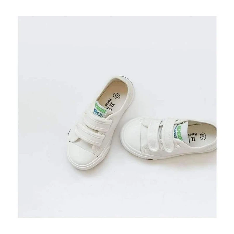 Children shoes girls kids canvas shoes baby 2017 Spring autumn white sneaker cotton-made baby single boys shoes kids shoes