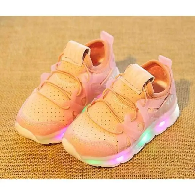LED beleuchtet Glowing Kinder Freizeitschuhe 2018 European Glitter komfortable Baby Mädchen Jungen Turnschuhe niedlichen Kinderschuhe Kleinkinder