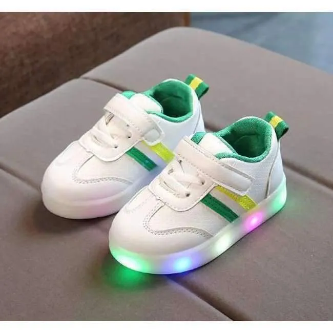 Arbeiten Sie kühle edle Schuhkinder reizende glühende Qualitätsbaby-Mädchenschuhsportkinder der LED um, die Turnschuhe laufen lassen