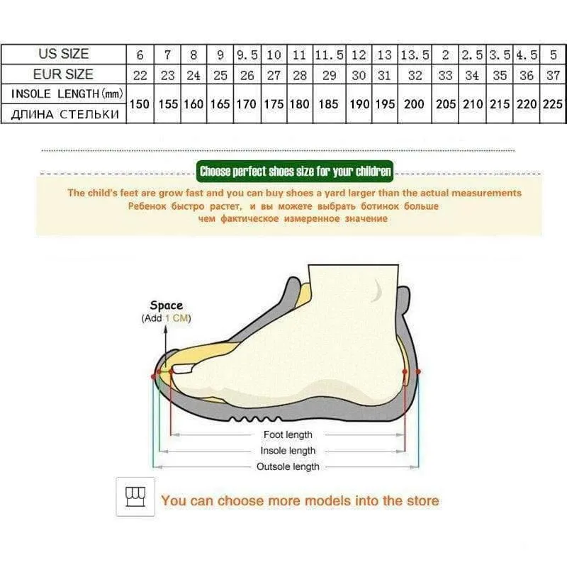 Baby Sport Kinder Schuhe Kinder Casual Jungen Mädchen Sneaker Fashion Einfache leichte Schuhe Anti-Rutsch-Gummiboden Komfortabel