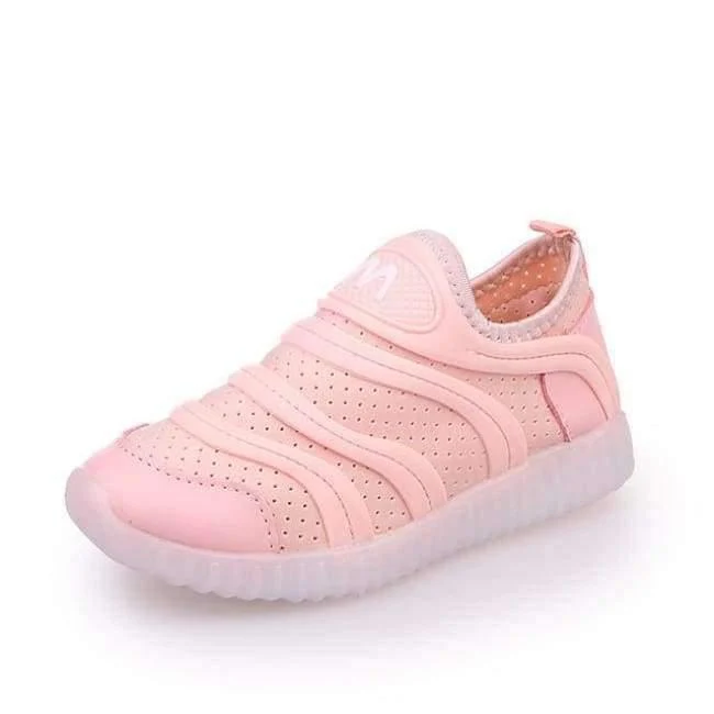 Arbeiten Sie bunte beleuchtete Kindschuhe LED reizende kühle neue Marke um, die kühle Kindturnschuhe beiläufige Baby-Mädchenschuhe sind