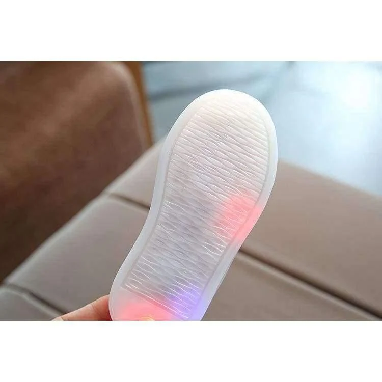 Unisexmädchenjungen beschuht LED beleuchtete Qualitätskindturnschuhe, die breathable Babykindschuhe shinning sind
