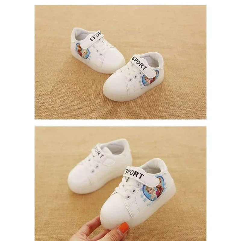 LED-Schuhe für Mädchen ganzjährig Sport laufen Baby-Turnschuhe solide modische ausgezeichnete Kinder Kinderschuhe