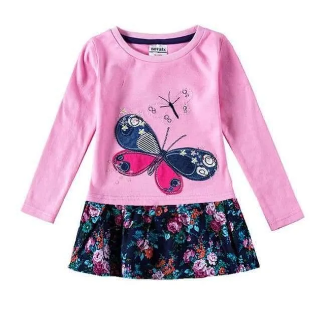 Baby Mädchen Kleid Langarm Kinder Kleider für Mädchen Kleidung Kinder Kleidung Kinder Kleidung Winter Party Nova Mädchen Kleid H5922