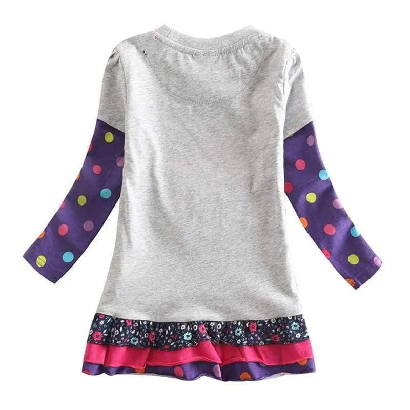 Baby Mädchen Kleid Langarm Kinder Kleider für Mädchen Kleidung Kinder Kleidung Kinder Kleidung Winter Party Nova Mädchen Kleid H5922