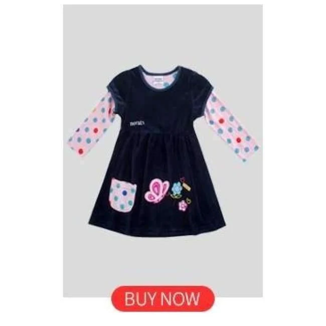 Baby Mädchen Kleid Langarm Kinder Kleider für Mädchen Kleidung Kinder Kleidung Kinder Kleidung Winter Party Nova Mädchen Kleid H5922